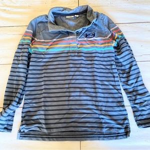 L.L. Bean striped pullover